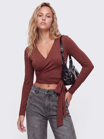 studioselect Shirt 'Aurea' in Brown: front