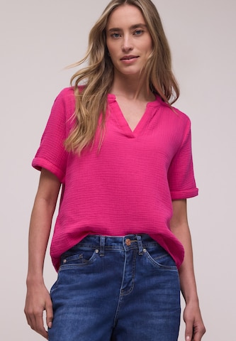 STREET ONE Bluse in Pink: Vorderseite