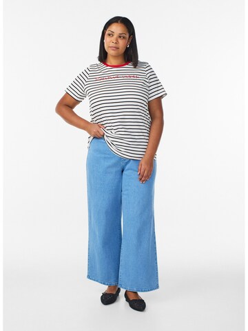 Maglietta 'Caro' di Zizzi in bianco