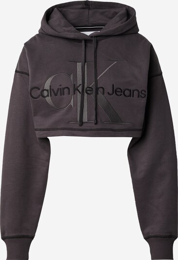 Calvin Klein Jeans Sweatshirt 'HERO' in grau / dunkelgrau / schwarz, Produktansicht