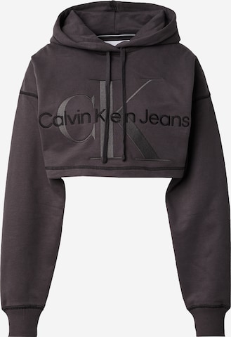 Calvin Klein Jeans Sweatshirt 'HERO' i grå: framsida