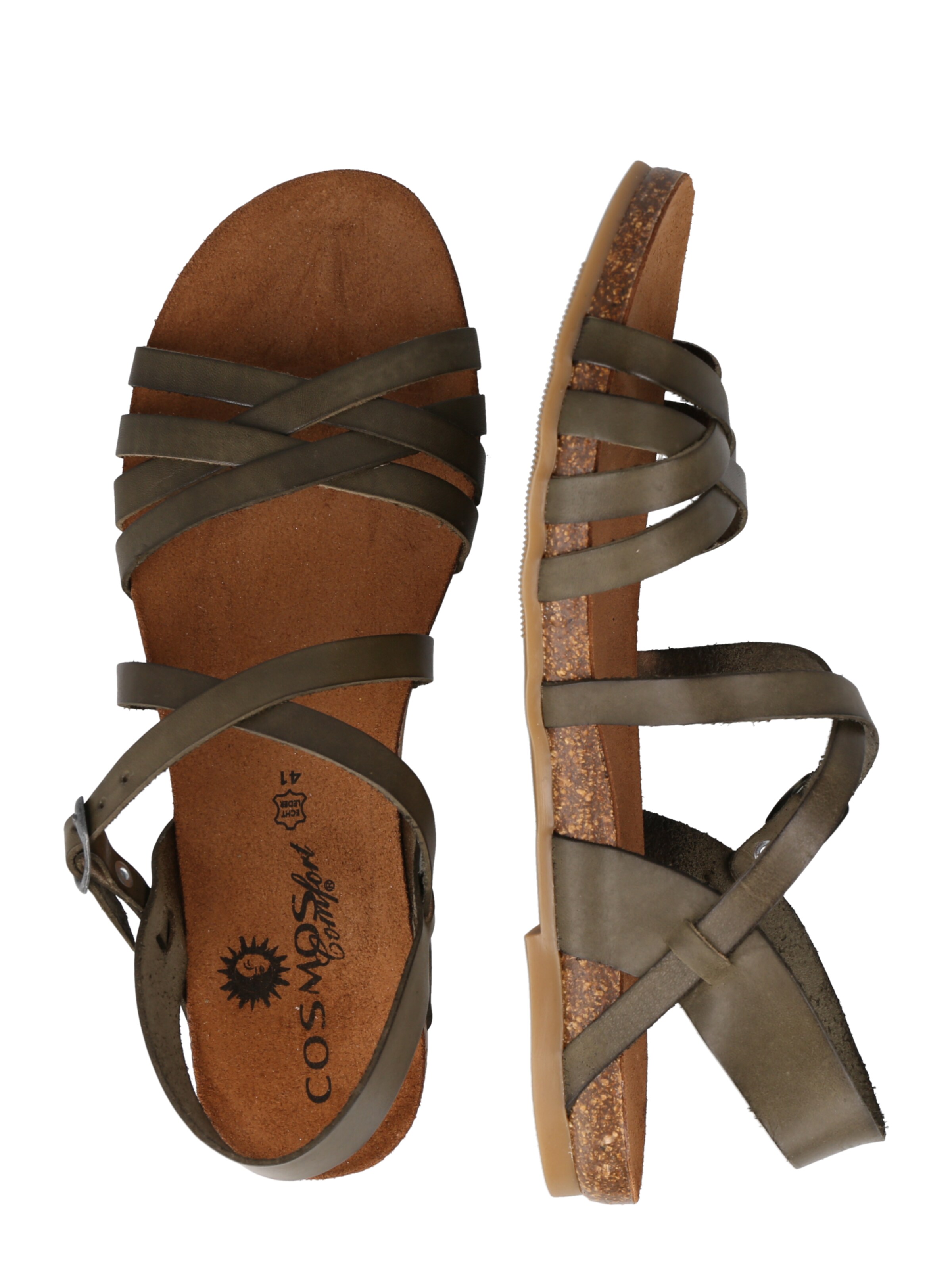 COSMOS COMFORT Remmisandaalit värissä vihreä