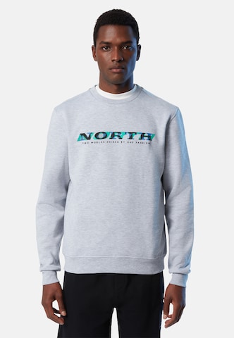 North Sails Sweatshirt Pullover in Grau: predná strana