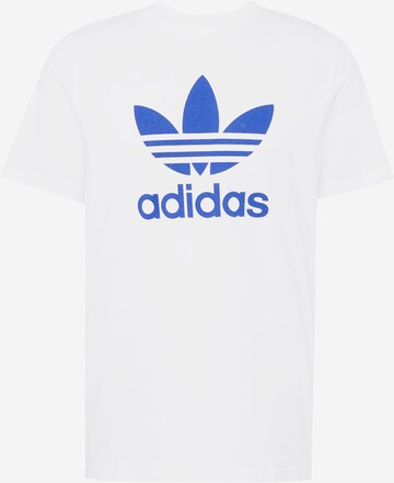 ADIDAS ORIGINALS Shirt 'Adicolor Classics Trefoil' in White: front