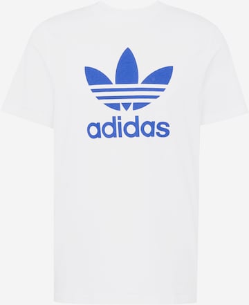 ADIDAS ORIGINALS Shirt 'Adicolor Classics Trefoil' in White: front