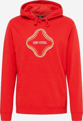 RIP CURL Sports sweatshirt in Red: front