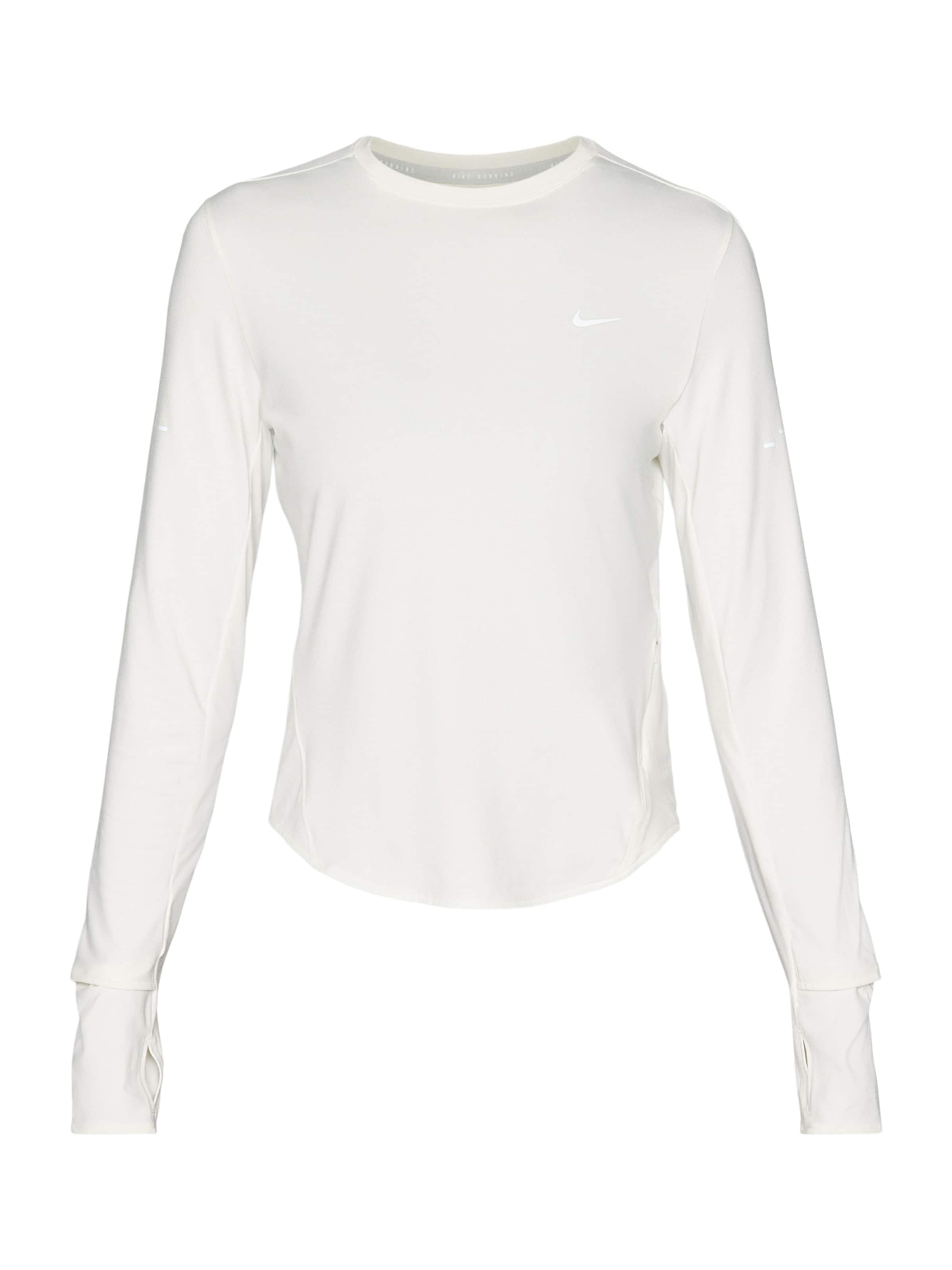 NIKE Funkční tričko 'SWIFT' – bílá: přední strana