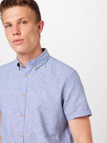 Springfield Regular Fit Hemd in Blau