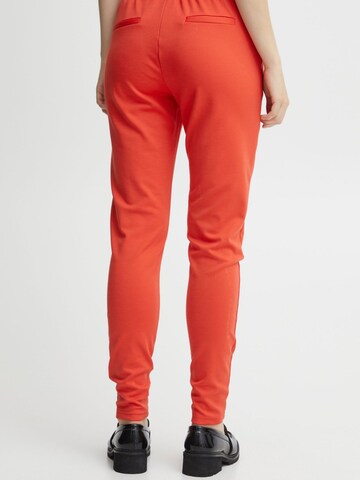 Effilé Pantalon 'KATE' ICHI en rouge