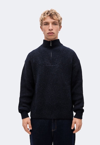 Pull-over Abercrombie & Fitch en bleu : devant