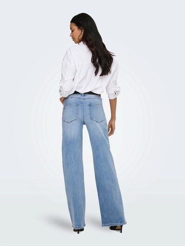 ONLY Široký strih Džínsy 'ONLMILA' - Modrá