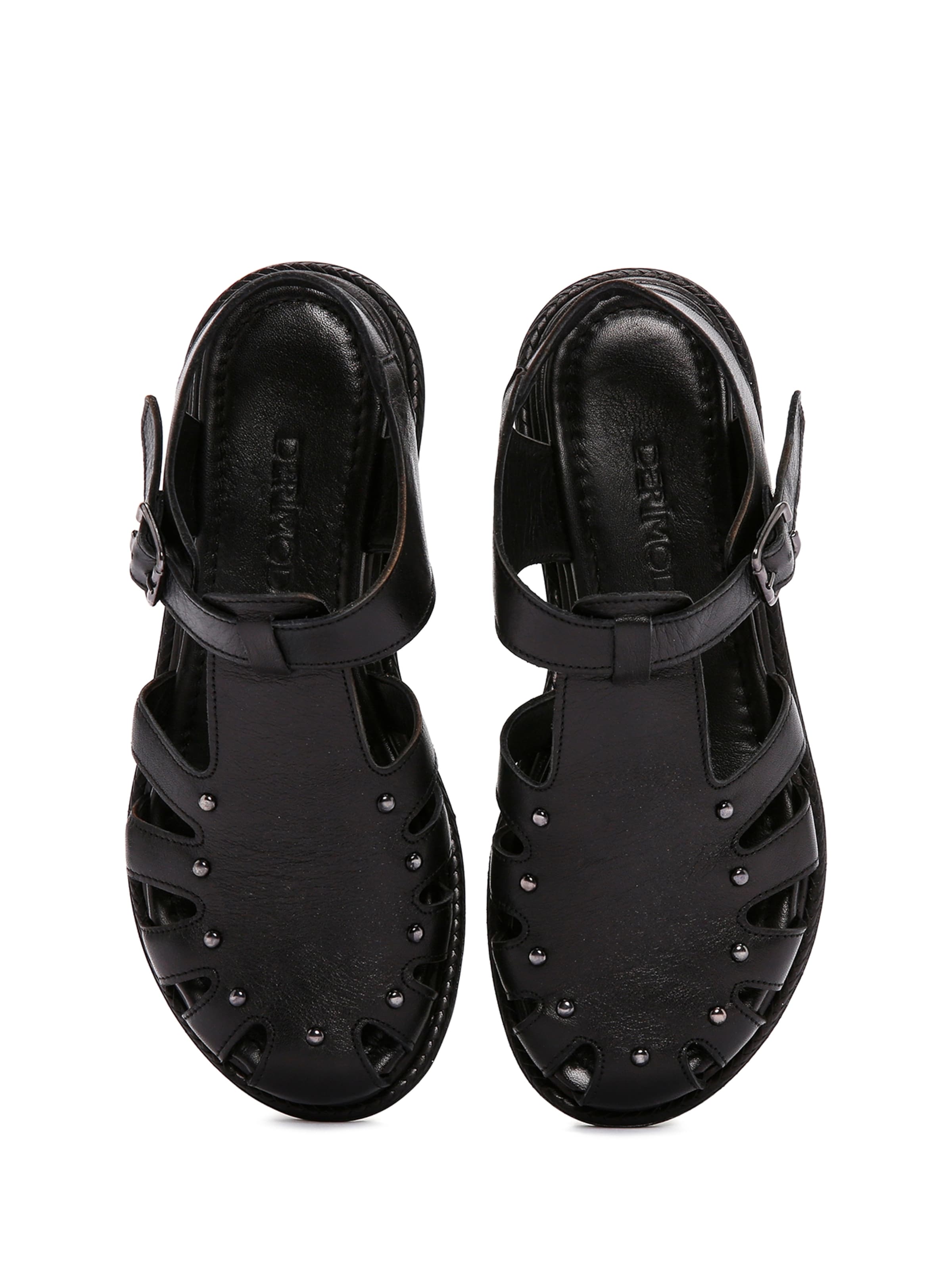 Derimod Sandaal in Zwart