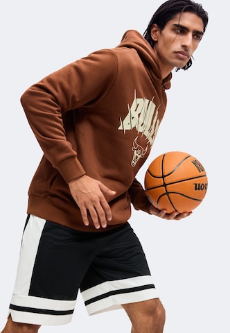 Felpa 'NBA CHIBUL' di NEW ERA in marrone