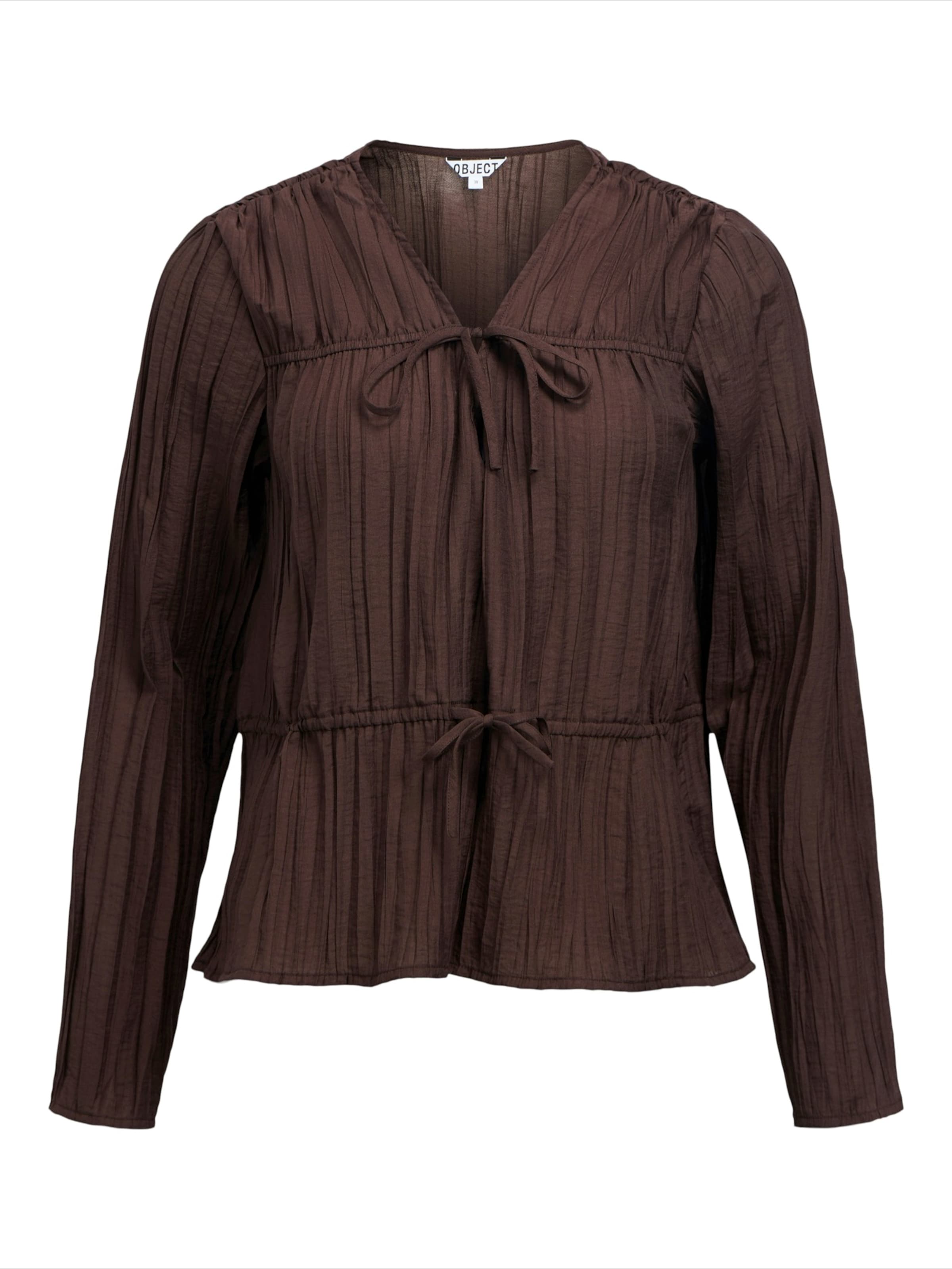 OBJECT Blouse 'OBJBREA' in Brown: front