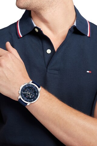 TOMMY HILFIGER Analoog horloge in Blauw: voorkant