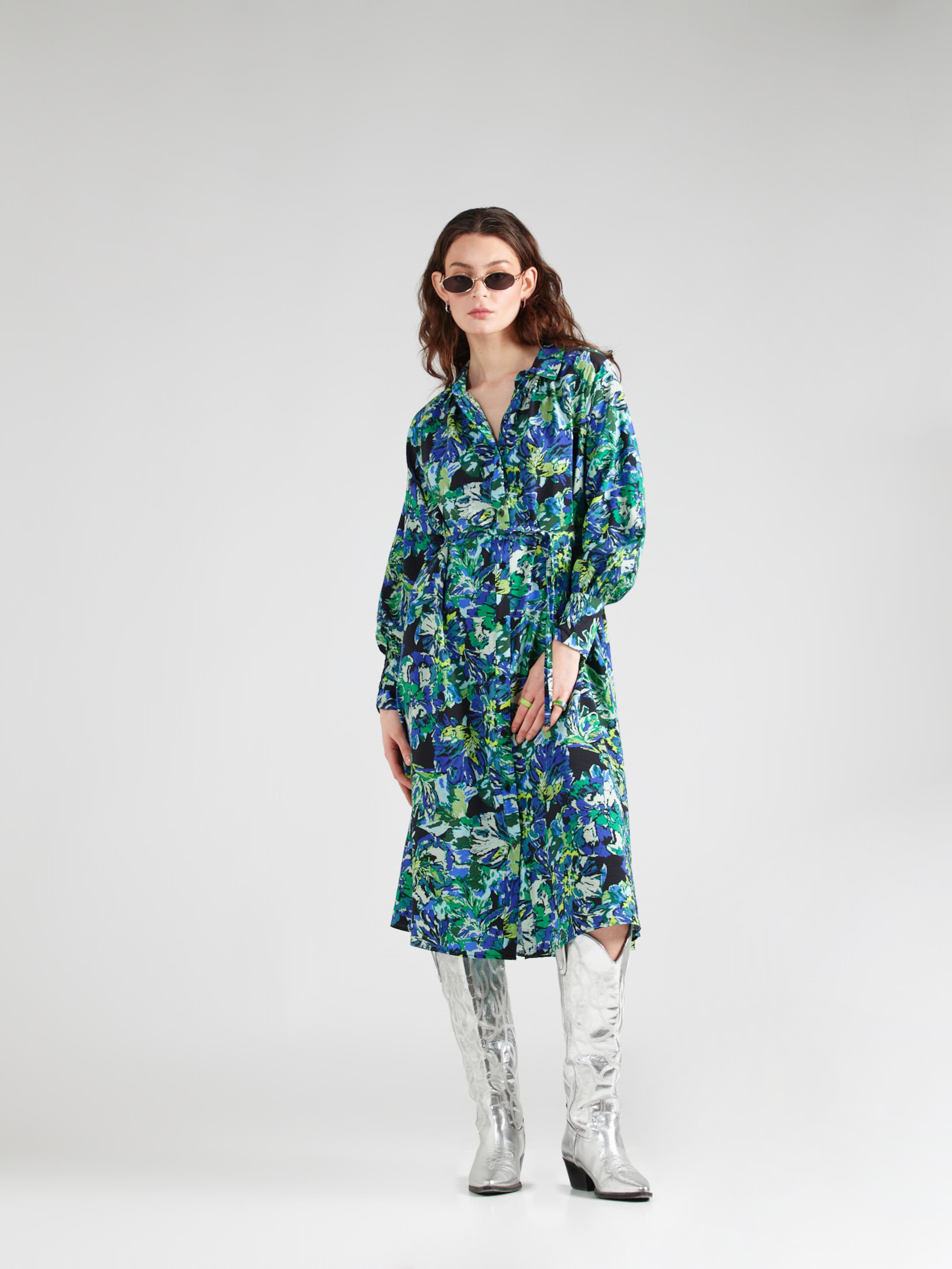 VERO MODA Vestido camisero 'ELIS ELLA' en Negro ABOUT YOU