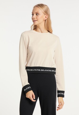 myMo ATHLSR - Sweatshirt de desporto em bege: frente