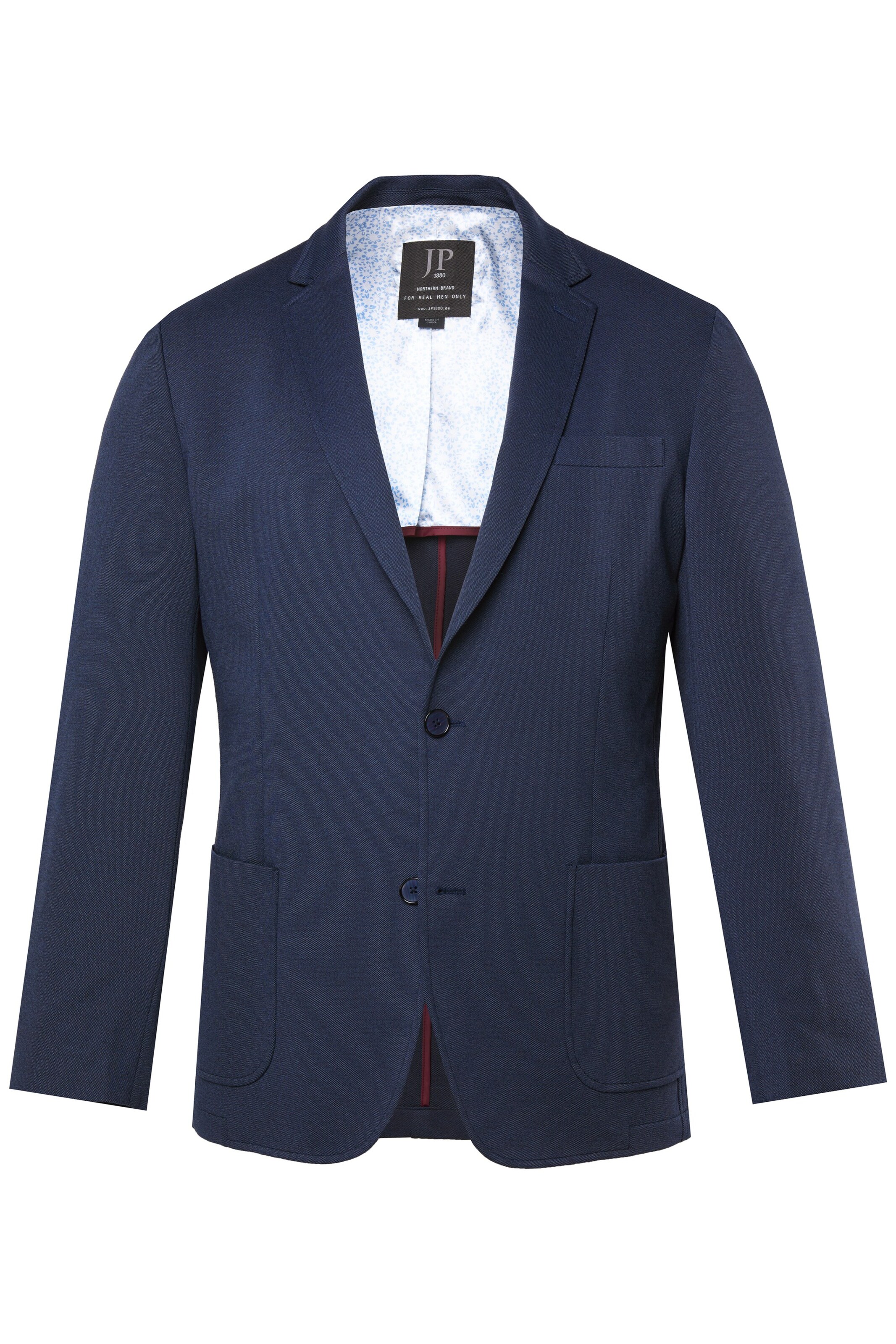 JP1880 Slim Fit Sakko in Blau: Vorderseite