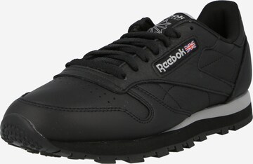 Reebok Σνίκερ χαμηλό 'Classic' σε μαύρο: μπροστά