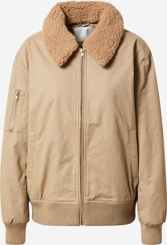 NÜMPH Between-Season Jacket 'LULU' in Beige: front