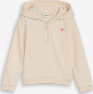 TOM TAILOR Collegepaita värissä beige: etupuoli