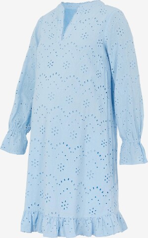 Vero Moda Maternity Jurk 'ELINA' in Blauw: voorkant