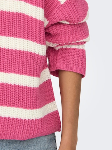 JDY Sweater 'JUSTY' in Pink