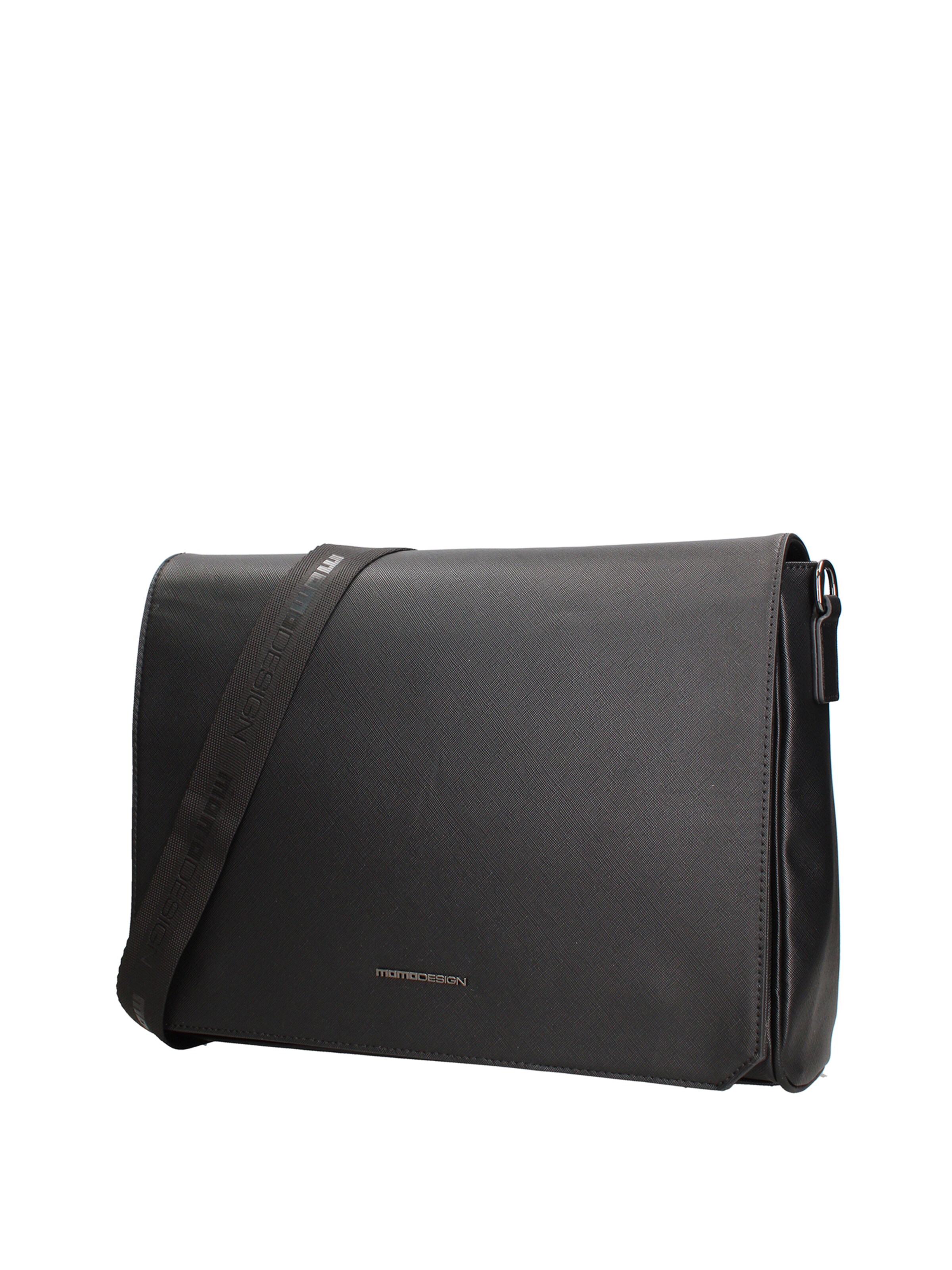 Borsa a tracolla 'Borsa a Tracolla Uomo Poliuretano - Chiusura Magnetica' di Momo Design in nero