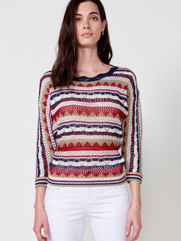 KOROSHI Sweater in Mixed colours: front