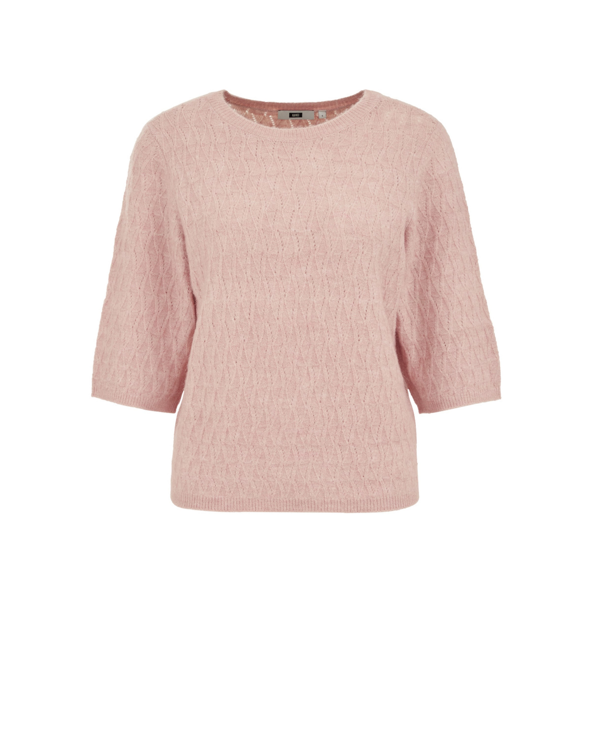 WE Fashion Свитер в Ярко-розовый: спереди