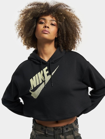 juoda Nike Sportswear Megztinis be užsegimo