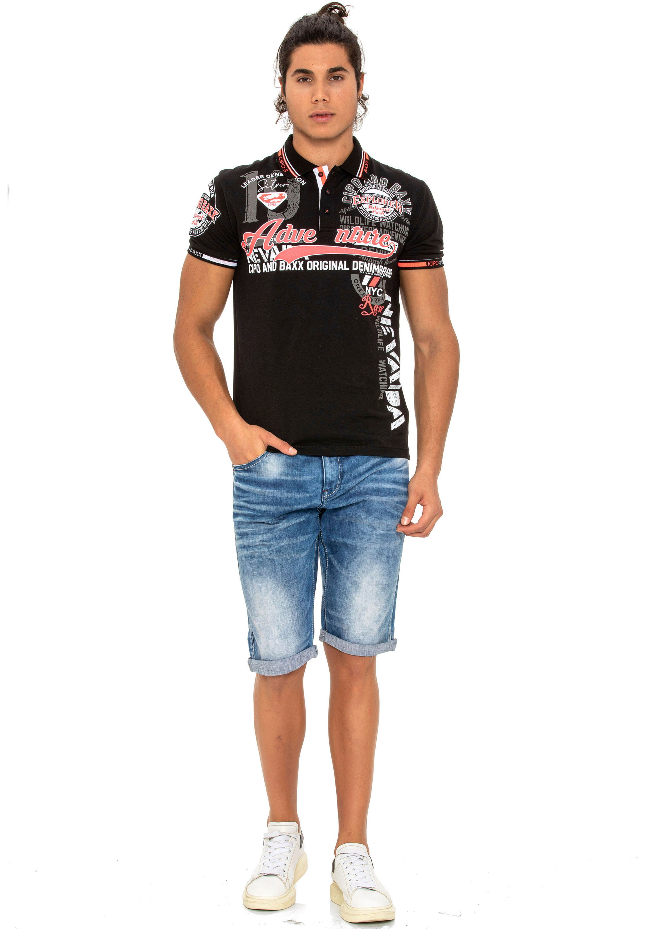 CIPO & BAXX Regular Jeans in Blau