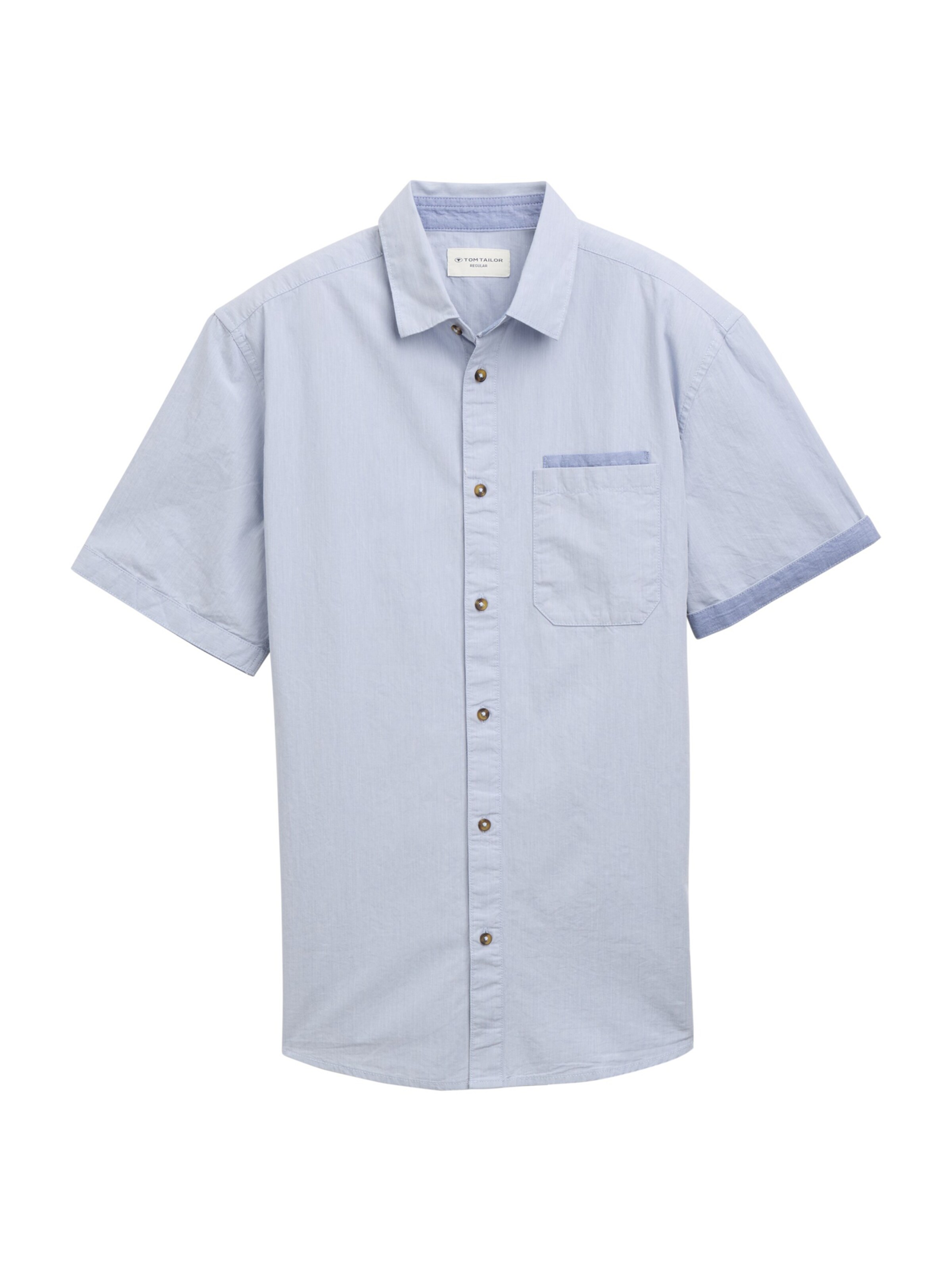 TOM TAILOR Koszula w kolorze niebieski: przód