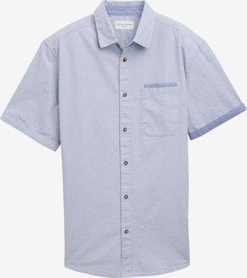 Chemise TOM TAILOR en bleu : devant
