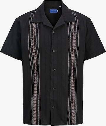 JACK & JONES Comfort Fit Hemd in Schwarz: Vorderseite