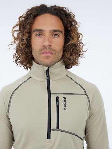 PROTEST Athletic Sweatshirt 'PRTRekody' in Brown