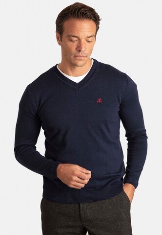 Sir Raymond Tailor Sweater 'Los Angeles' in Blue