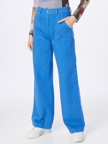 Tally Weijl Wide Leg Jeans i blå: forside