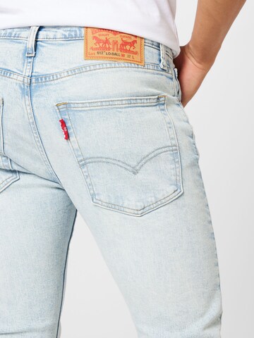 LEVI'S ® Zúžený strih Džínsy '512 Slim Taper Lo Ball' - Modrá