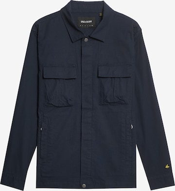 Lyle & Scott Tussenjas in Blauw: voorkant