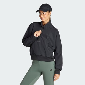 Sweat de sport 'Z.N.E.' ADIDAS SPORTSWEAR en noir : devant
