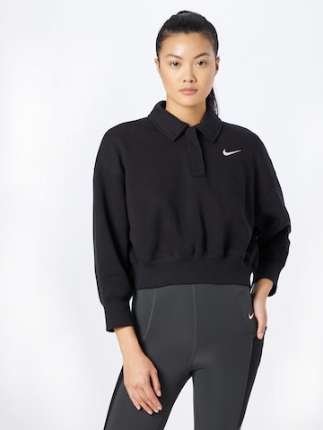 Nike Sportswear - Sweatshirt em preto: frente