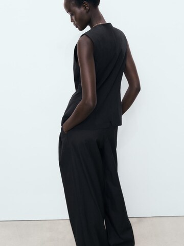 MANGO Gilet 'GRETA' in Zwart