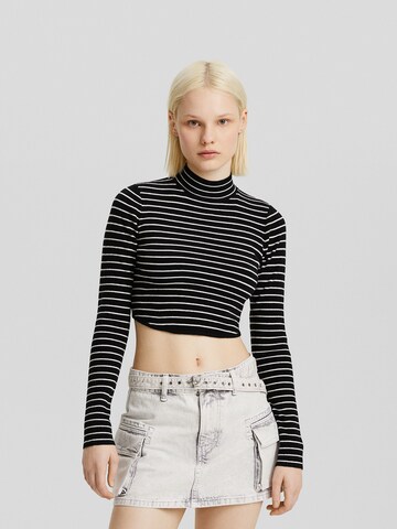 Pull-over Bershka en noir : devant
