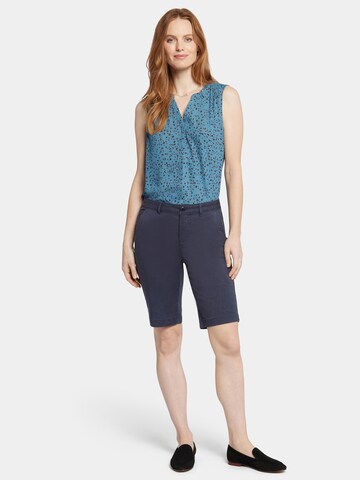 NYDJ Regular Pants 'Bermuda' in Blue