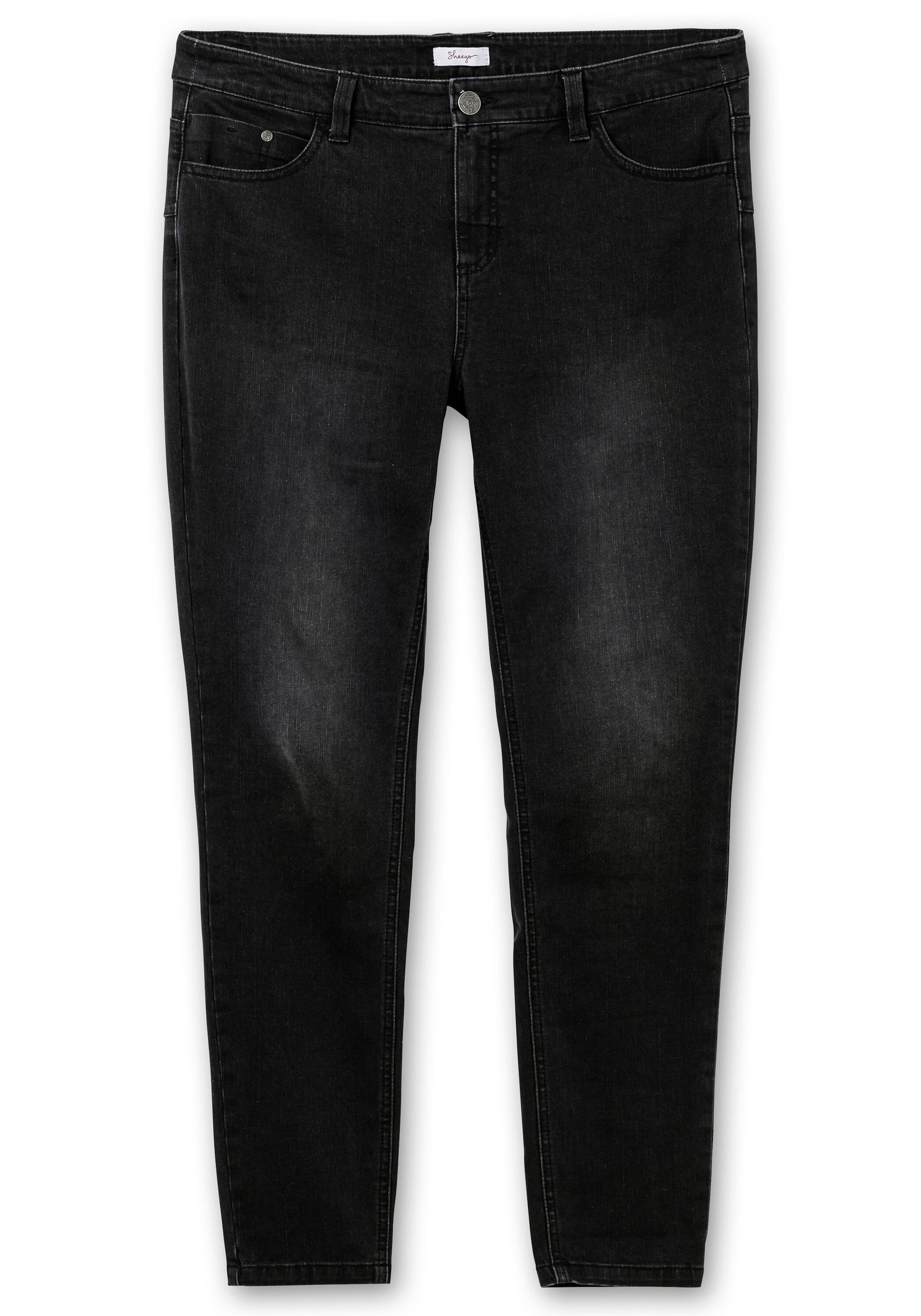 SHEEGO Jean en noir denim, Vue avec produit