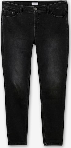 SHEEGO Skinny Jeans i svart: forside