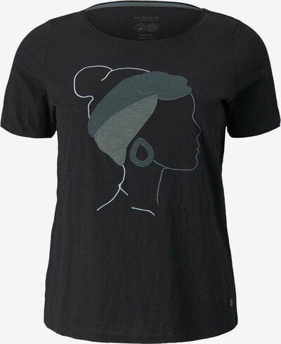 MY TRUE ME Shirt in grau / schwarz, Produktansicht