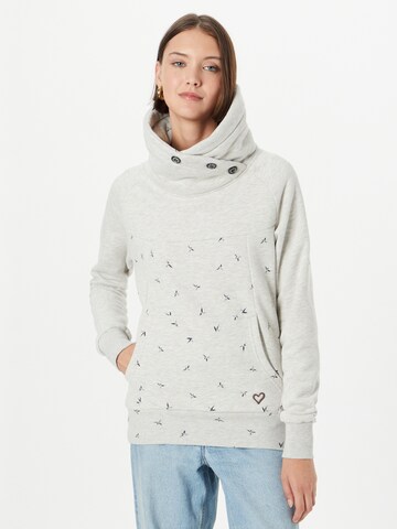 Alife and Kickin Sweatshirt 'Violet AK' in Weiß: predná strana