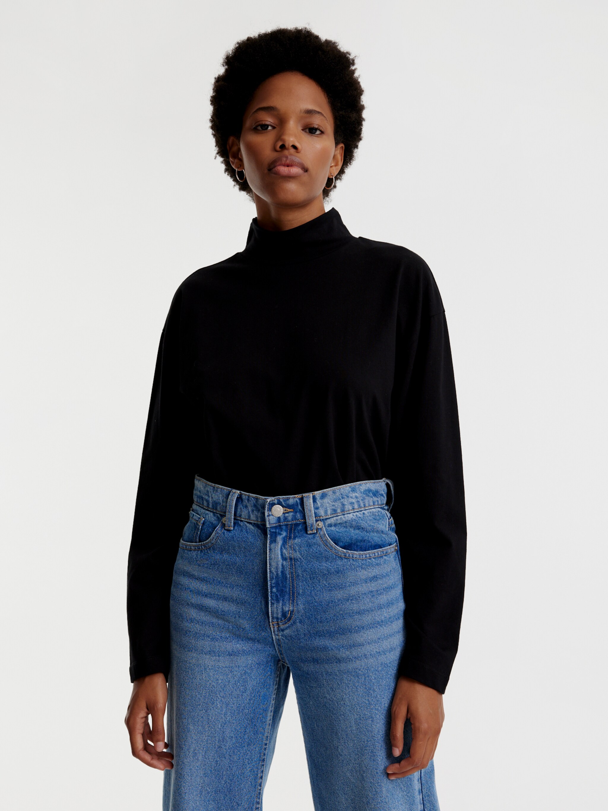 EDITED Producten Shirt 'Oya' Zwart